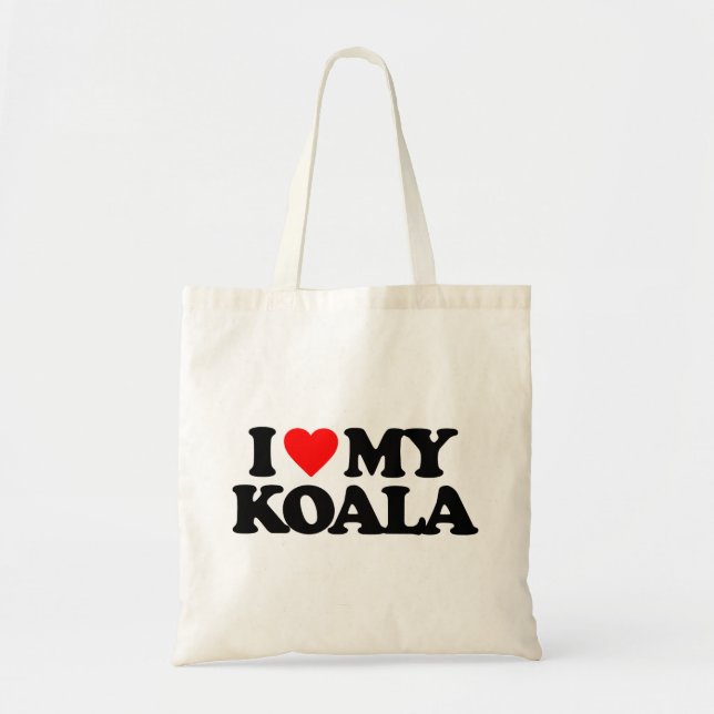 I LIEBE MEIN KOALA TRAGETASCHE (Vorne)
