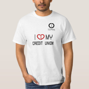 I Liebe mein Kredit-Gewerkschafts-T - Shirt