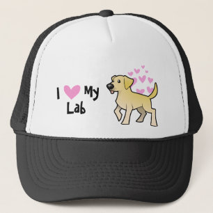 I Liebe mein Labrador-Retriever Truckerkappe