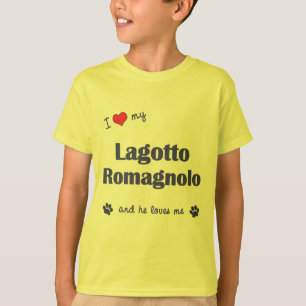 I Liebe mein Lagotto Romagnolo (männlicher Hund) T-Shirt