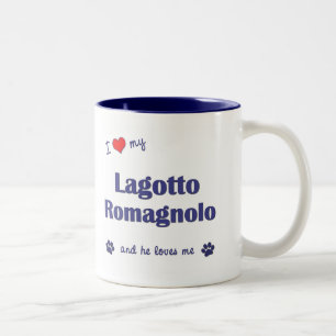 I Liebe mein Lagotto Romagnolo (männlicher Hund) Zweifarbige Tasse
