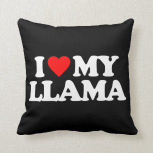 I LIEBE MEIN LAMA KISSEN