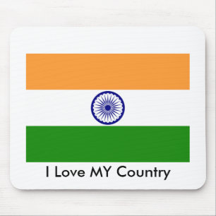 I Liebe MEIN LAND Indien Mousepad