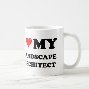 I Liebe mein Landschaftsarchitekt Kaffeetasse