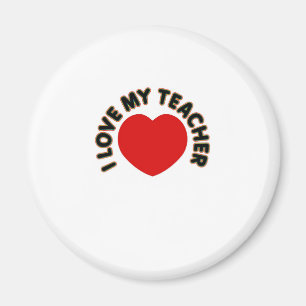 I Liebe mein Lehrer (Herz) Magnet
