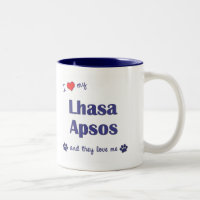 I Liebe mein Lhasa Apsos (mehrfache Hunde)