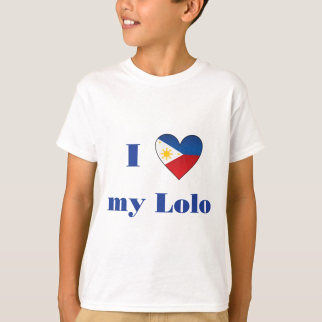 I Liebe mein Lolo 2 T-Shirt (Vorderseite)