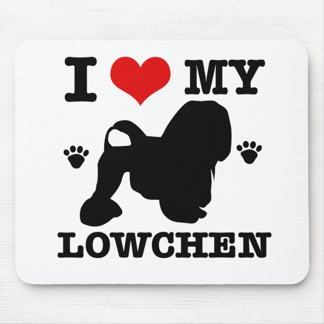 I Liebe mein Lowchen Mousepad (Vorne)