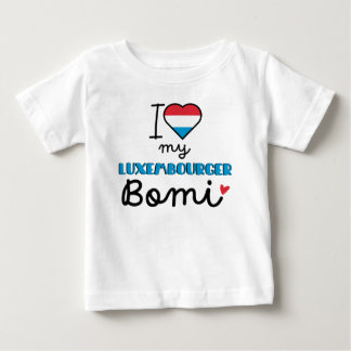 I Liebe Mein Luxemburger Bomi niedlich Baby T-shirt