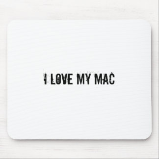 I Liebe mein Mac-Mousepad Mousepad