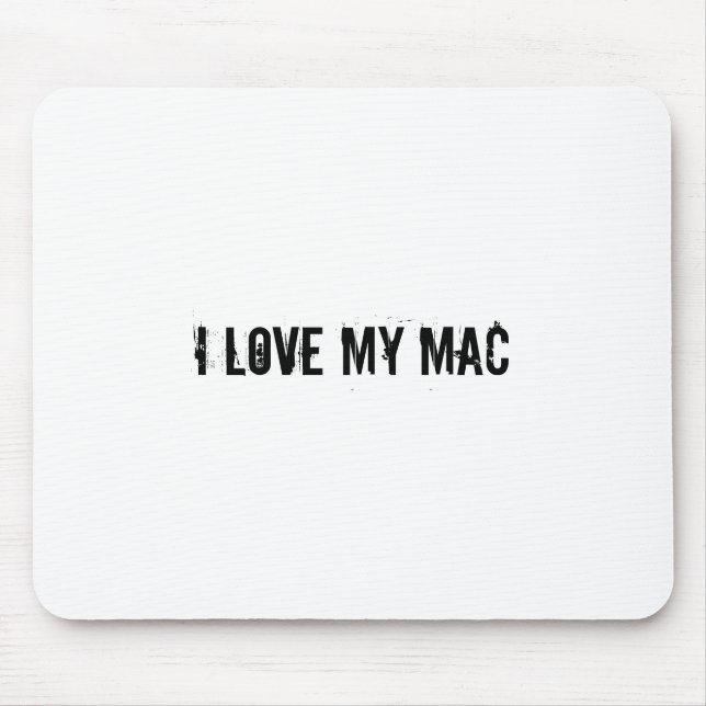 I Liebe mein Mac-Mousepad Mousepad (Vorne)