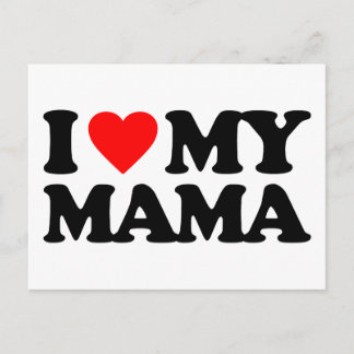 I LIEBE MEIN MAMA POSTKARTE
