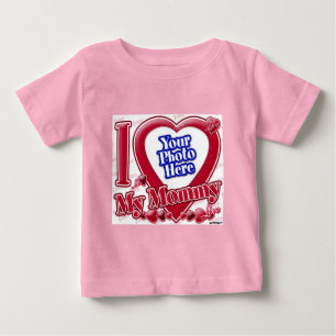 I Liebe Mein Mami - Foto Baby T-shirt
