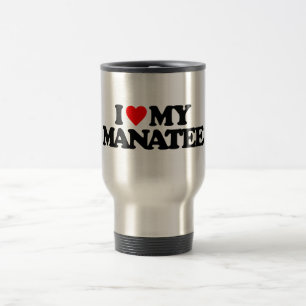 I LIEBE MEIN MANATIS REISEBECHER