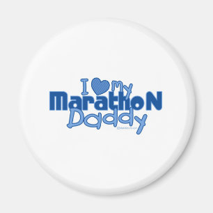 I Liebe mein Marathon-Vati Magnet