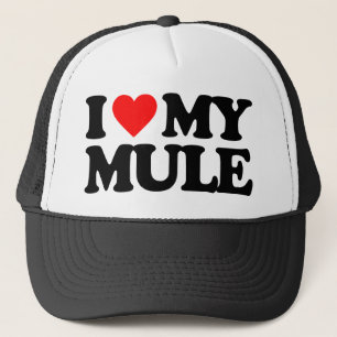 I LIEBE MEIN MAULTIER TRUCKERKAPPE