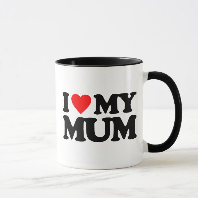 I LIEBE MEIN MUM TASSE (Rechts)