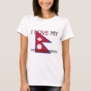 I Liebe mein nepalesischer Freund T-Shirt