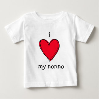 i Liebe mein nicht italienischer Großvater-Babykar Baby T-shirt