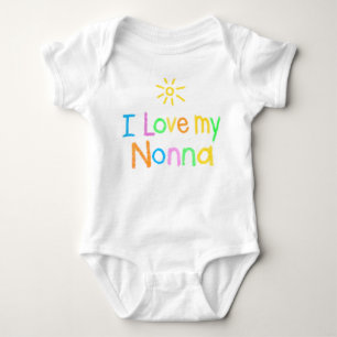 I Liebe mein Nonna Baby Strampler