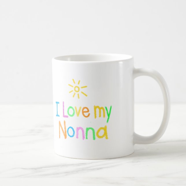 I Liebe mein Nonna Kaffeetasse (Rechts)
