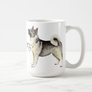 I Liebe mein norwegisches Elkhound Kaffeetasse