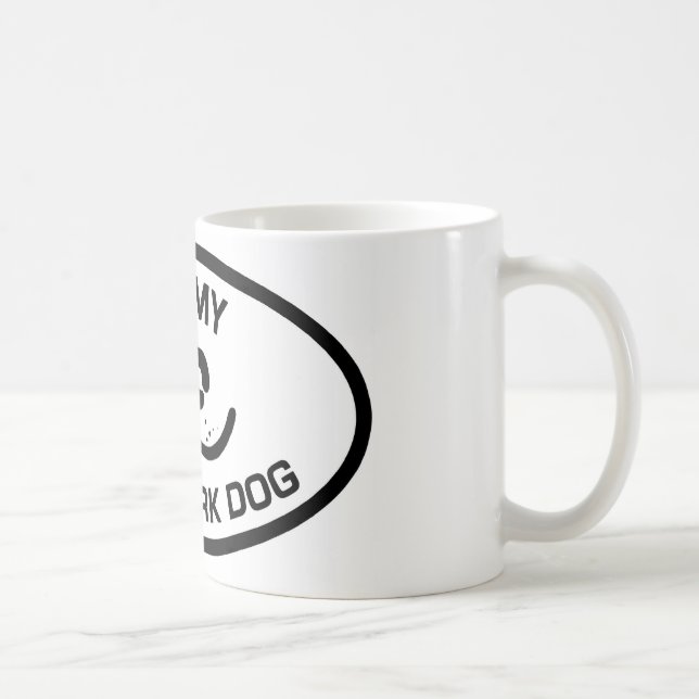 I Liebe mein Nosework Hund Kaffeetasse (Rechts)