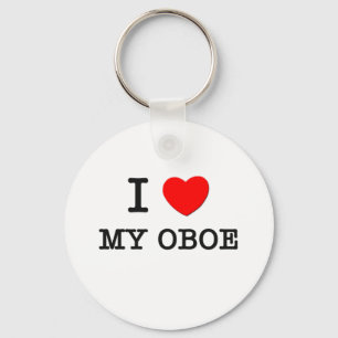 I Liebe mein Oboe Schlüsselanhänger