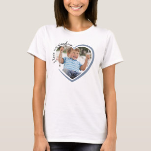 I Liebe Mein Oma Herz Foto T - Shirt