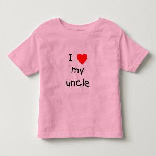 I Liebe mein Onkel Kleinkind T-shirt