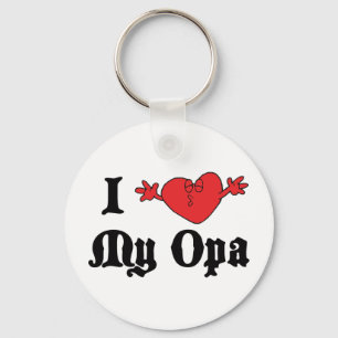 I Liebe mein Opa Schlüsselanhänger