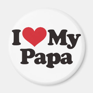 I Liebe mein Papa Magnet