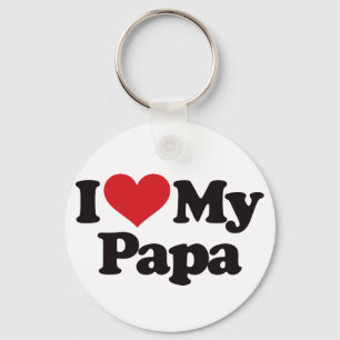 I Liebe mein Papa Schlüsselanhänger