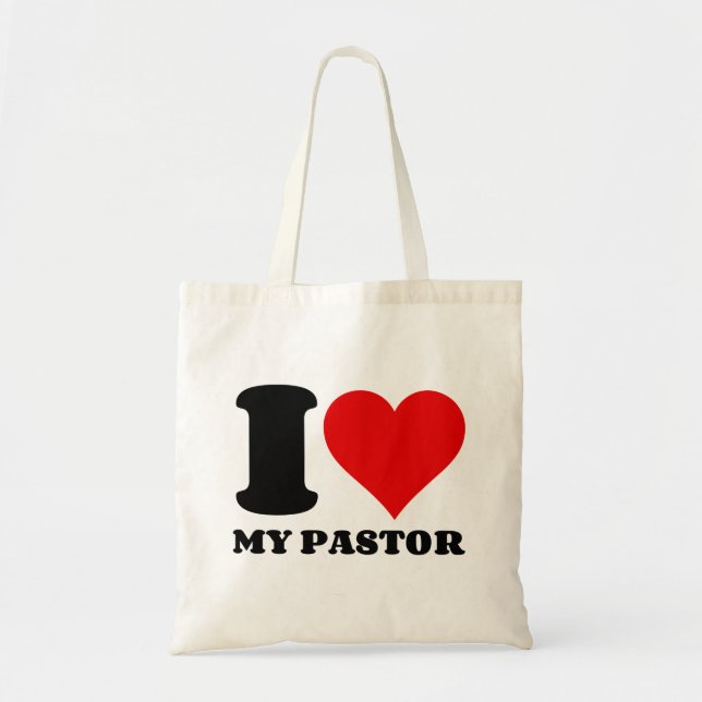I LIEBE MEIN PASTOR TRAGETASCHE (Vorne)