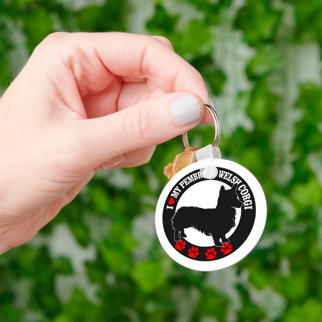 I Liebe Mein Pembroke Welsh Corgi Schlüsselanhänger (Von Creator hochgeladen)