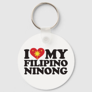 I Liebe mein philippinischer Ninong Schlüsselanhänger