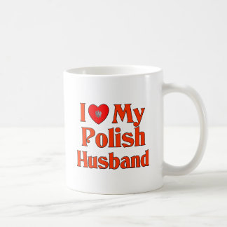 I Liebe mein polnischer Ehemann Kaffeetasse