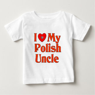 I Liebe mein polnischer Onkel Baby T-shirt