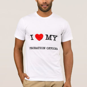 I Liebe mein PROBE-OFFIZIER T-Shirt