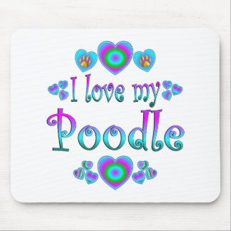 I Liebe mein Pudel Mousepad
