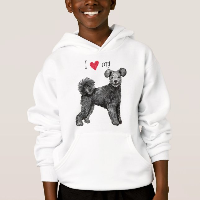 I Liebe mein Pumi Hoodie (Vorderseite)