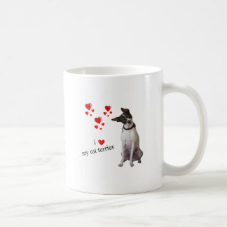 I Liebe mein Ratten-Terrier Kaffeetasse