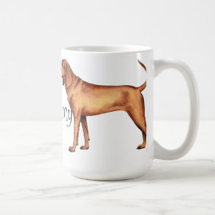 I Liebe mein Redbone Coonhound Kaffeetasse
