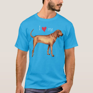 I Liebe mein Redbone Coonhound T-Shirt