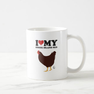 I Liebe mein Rhode Island Rot Kaffeetasse