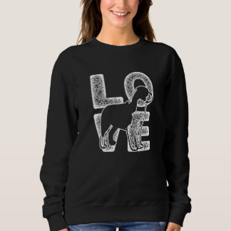 I Liebe Mein Saint Bernard Dog Design Sweatshirt