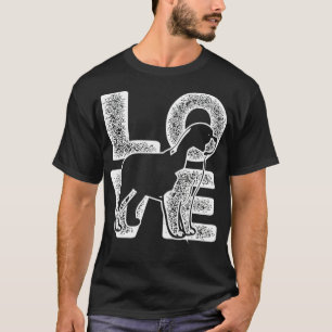 I Liebe Mein Saint Bernard Dog Lover Thema Design T-Shirt