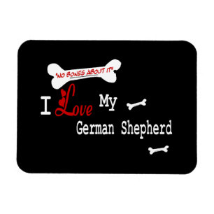 I Liebe mein Schäferhund Magnet