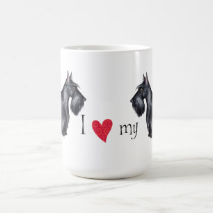 I Liebe mein Scottie Kaffeetasse