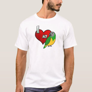 I Liebe mein Senegal-Papageien-T - Shirt